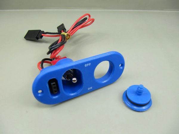 Heavy Duty RX Switch with Charge Port & Fuel Dot Blue