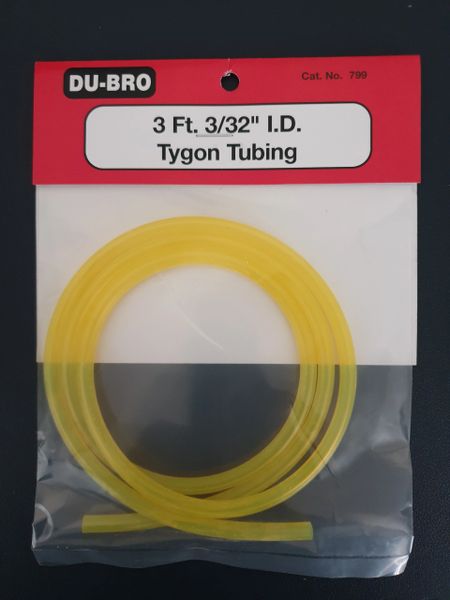Dubro 2.3mm Tygon GASOLINE/ DIESEL TUBING length 1 Foot