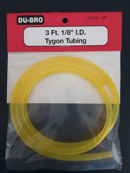 Dubro 3mm Tygon GASOLINE/ DIESEL TUBING length 1 Foot