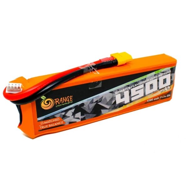 Orange 4500mAh 3S 35C/70C (11.1V) Lithium Polymer Battery Pack