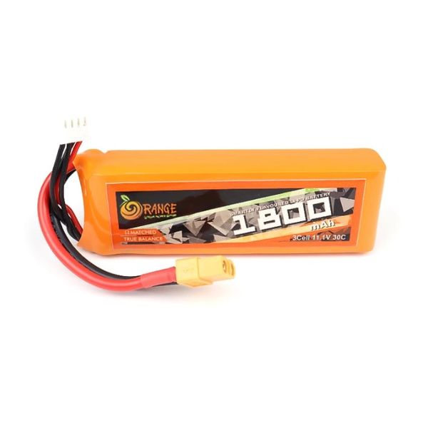 Orange 1800mAh 3S 30C/60C (11.1V) Lithium Polymer Battery Pack