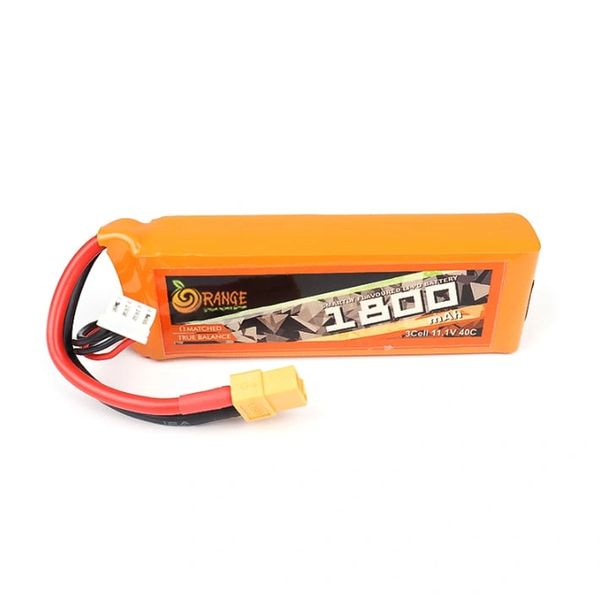 Orange 1800mAh 3S 40C/80C (11.1V) Lithium Polymer Battery Pack