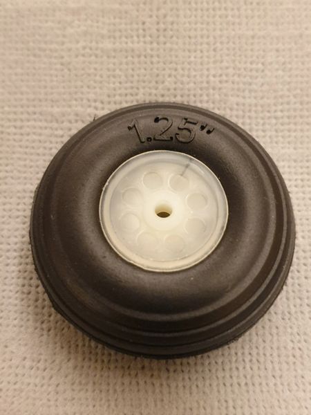 Light Rubber PU Wheel 1.25"