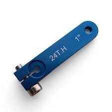 Aluminum Servo Arms (Single Arm) 1"Hitec 24T M3 blue