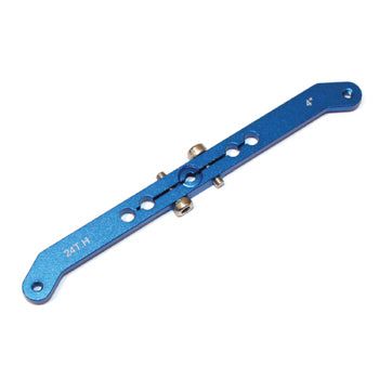 Aluminum Servo Arms (Double Arm) 4"Hitec 24T M3 blue