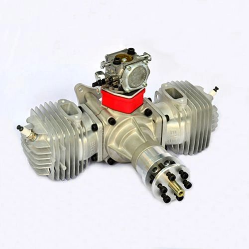 EME 120CC Twin Cylinder Two Stroke Engine for RC Model Gasoline Airplane