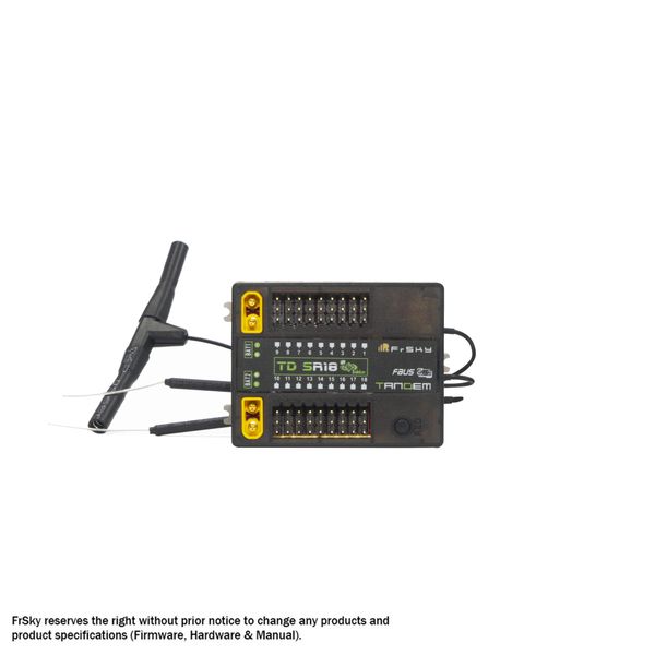 FrSky 2.4G 900M Tandem Dual-Band Receiver TD SR18 Receiver with 18CH Ports