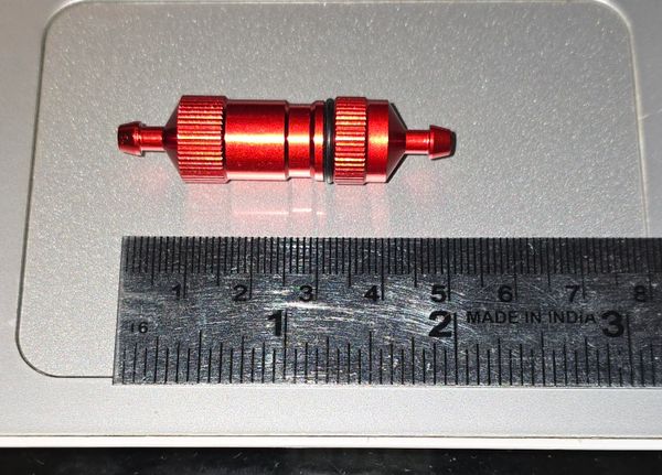 High Capacity Fuel Filter Red 13x5x50