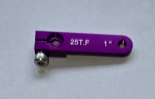 Futaba Aluminium Servo Arm 1in M3 Purple