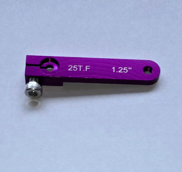 Futaba Aluminium Servo Arm 1.25in M3 Purple