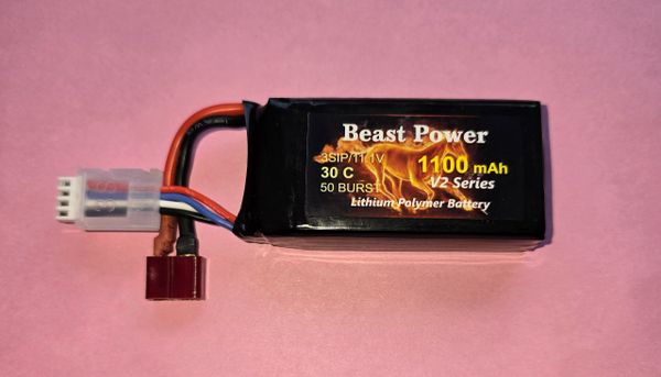 11.1v 1100mah 30C Beast Power V2 Series