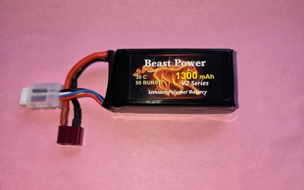 11.1v 1300mah 30C Beast Power V2 Series