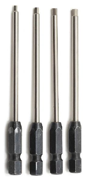 Tools 1/4” Hex Driver Tips Set of 4 (100mm)