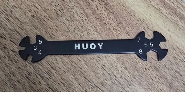 Hex Wrench (Metal) M2~2.5~3~4~M5 L105mm 2mm (black)