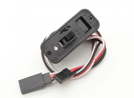 Futaba Switch Harness with Built in Charging Socket and Battery Indicator Light
