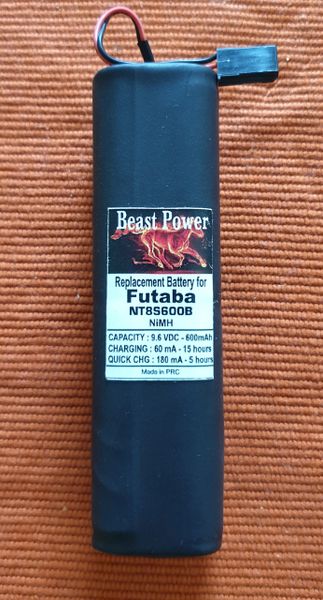 Futaba NT8S600B Replacement Battery NiMH