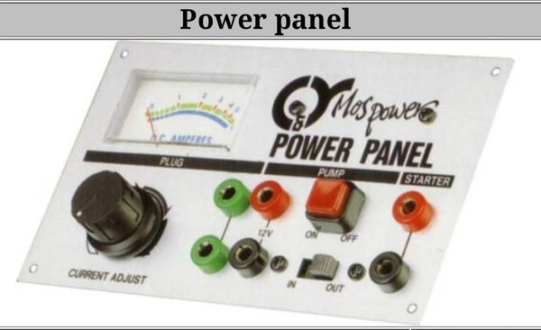 Power Panel with Fuel Pump Incl. Glow Start Charger