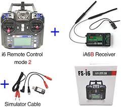 RC Simulator Combo with FLYSKY New Rc Plane Remote Controller FS-i6 Latest i bus 6 Channel receiver