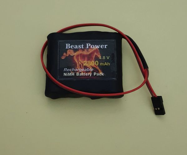 Receiver Pack 2800mAh 4.8v NIMH Low Self discharge Battery