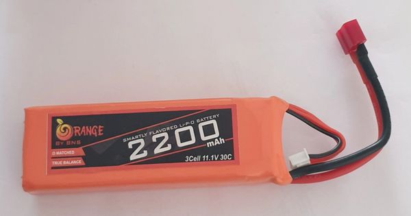 Orange 11.1V 2200mAh 30C 3S Lithium Polymer Battery Pack