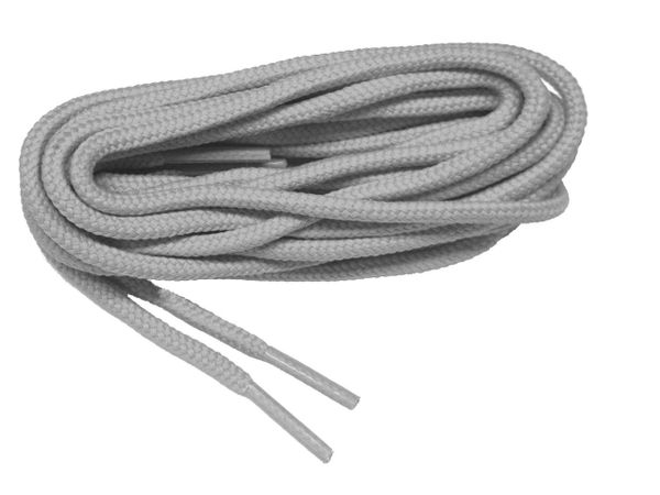 ProBOOT(tm) "Gray" Rugged Wear Long-Lasting Polyester Hiking Boot Laces - 2 Pair Pack