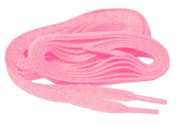 proATHLETIC(TM) "FAT" (3/4 Inch Wide) 20 mm Baby Pink Laces Shoelaces - 2 Pair Pack