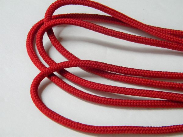 2 pair pack- Red, Silver Steel Tips, Durable Polyester boot laces