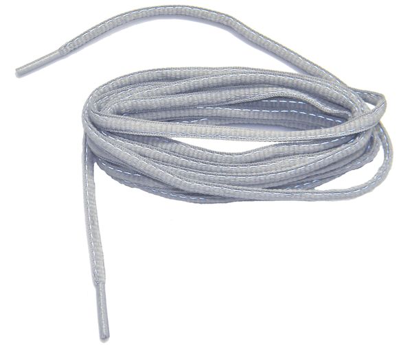 gray oval shoelaces