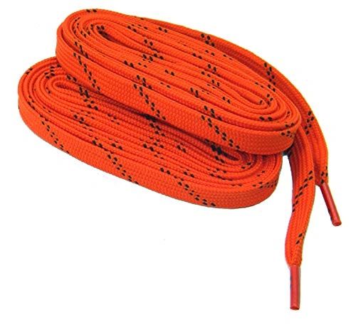 Orange hiking shop boot laces