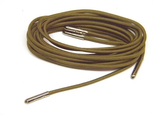 Coyote 550 Paracord Silver Steel Tip Shoelaces Boot Laces Shoestrings