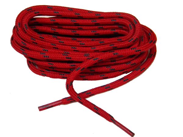 25' Feet RED w/ BLACK Heavy duty Kevlar(R) Reinforced Tie down Cord Utility  String with Black metal tips