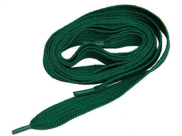 Proathletic(tm) "Kelly Green" FAT(20 mm Wide) Fashionable Athletic Sneaker Shoelaces (2 Pair Pack, Lengths 27-84 IN / 69-213 CM)