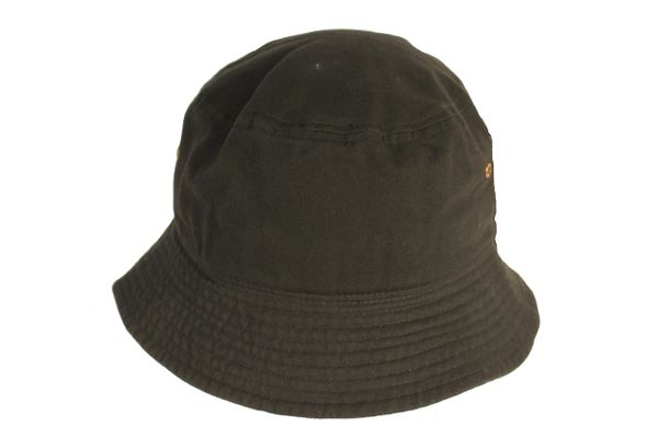 Cotton BUCKET HAT .. Colors : Black ( L / XL ) , Royal Blue ( S / M )