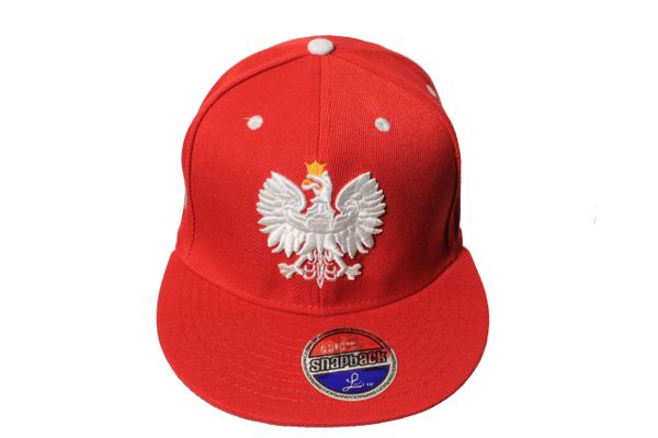POLAND Country Flag With EAGLE SNAPBACK Embroidered HIP HOP Hat Cap