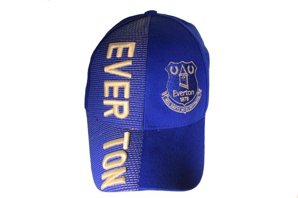 EVERTON Soccer Team With Logo Embossed HAT CAP