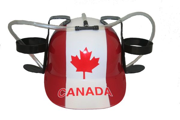 CANADA DRINKING HAT .. FOR ADULTS & KIDS .. HIGH QUALITY .. NEW