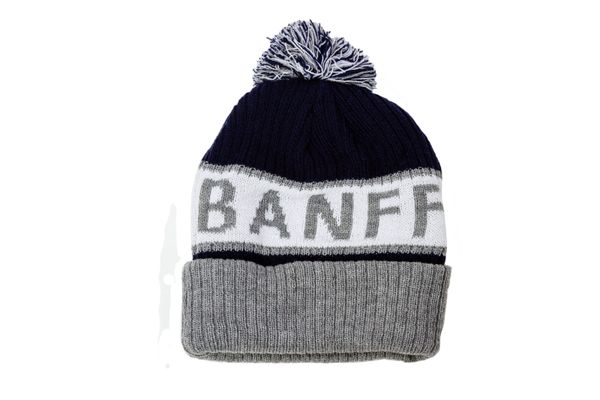 BANFF - CANADA Alberta' Town WINTER HAT With POM POM ..( BANFF-TQ4-1 )