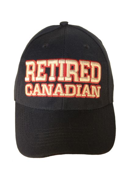 RETIRED CANADIAN Embossed HAT CAP..Colors : Navy , Pink