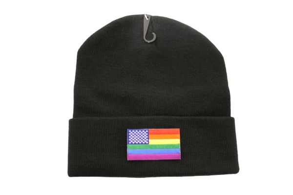 USA LGBTQ Gay & Lesbian Flag PATCH TOQUE HAT Different Colors