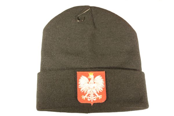 POLAND EAGLE Country Flag Logo Iron - On PATCH TOQUE HAT