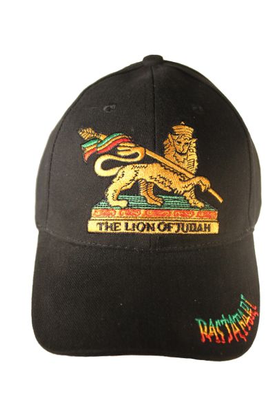 THE LION OF JUDAH RASTAFARI - IRAN PERSIAN LION OLD COUNTRY FLAG LOGO EMBROIDERED HAT CAP