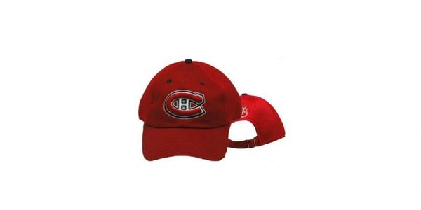 MONTREAL CANADIENS RED NHL HOCKEY LOGO HAT CAP .. NEW