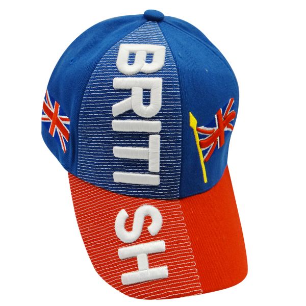 BRITISH COUNTRY FLAG EMBOSSED HAT CAP SHOPPING FOR HATS