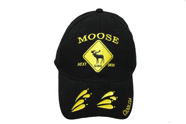 CANADA MOOSE WITH PICTURE EMBOSSED HAT CAP... NEW