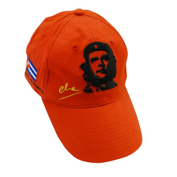 CUBA RED WITH CHE PORTRAIT EMBOSSED HAT CAP .. NEW