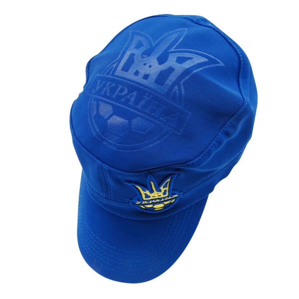UKRAINE BLUE WITH TRIDENT MILITARY STYLE HAT CAP .. HIGH QUALITY .. NEW