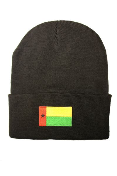 GUINEA Country Flag BRIM Knitted HAT CAP choose your color BLACK, RED, PINK... NEW