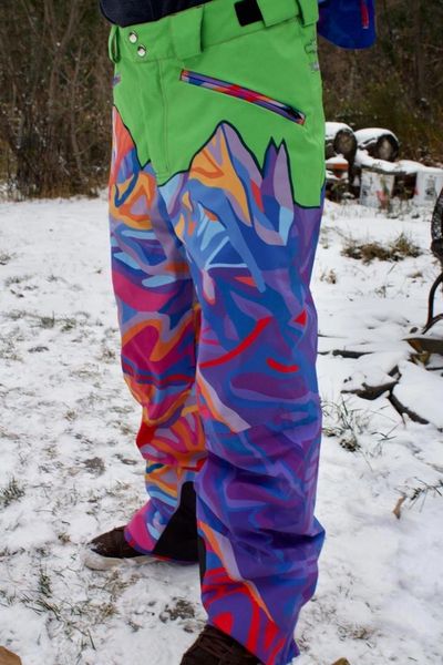 Mens fitted ski on sale pants