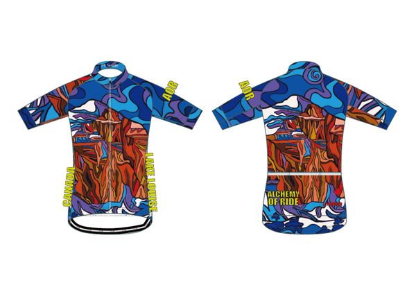 Mt Temple Men's Full Zip Short Sleeve Cycling Jersey RESTOCKED