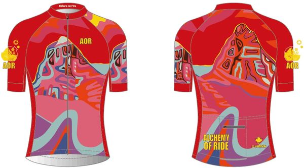Sisters on Fire Ladies Full Zip Short Sleeve Cycling Jersey RESTOCKED